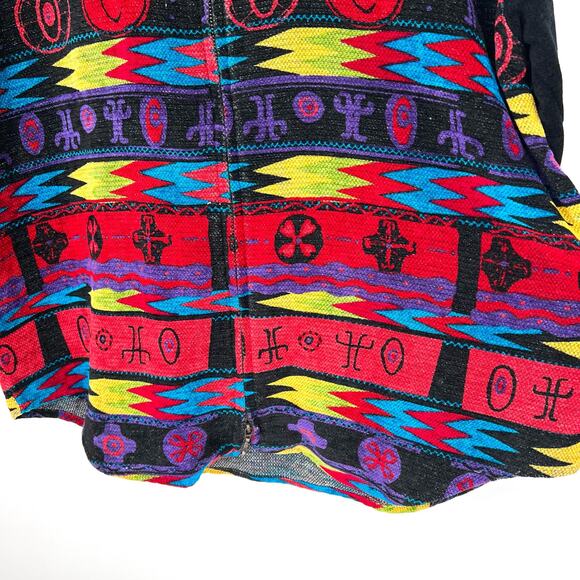 Chicos Design Vintage 2 Large Wearable Art Jacket Coat Blouse Shirt Top Abstract - Picture 5 of 7